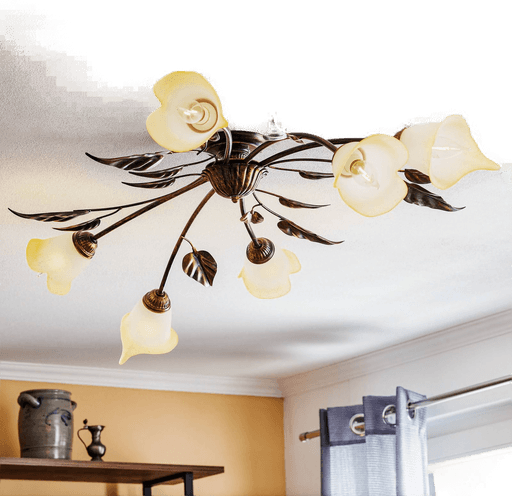 Onli Taklampe Miranda oval bronse