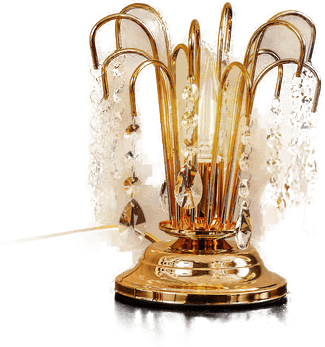 Onli Bordlampe Pioggia 26 cm gull