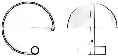 Stilnovo Meta LED-bordlampe E27-LED gull