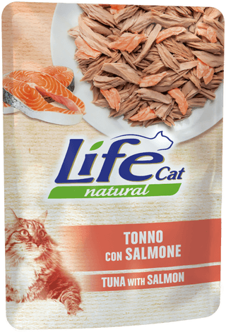 Life Cat Natural Tunfisk med laks 6 x 70 g