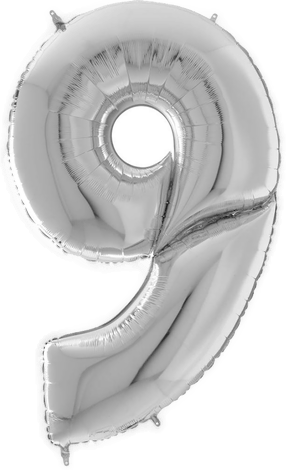 Ballongkungen Tallballong Sølv 9