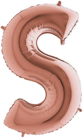 Ballongkungen Bokstavballong Rosegull S