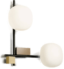 Miloox By Sforzin Lingotto vegglampe, 2 lyskilder