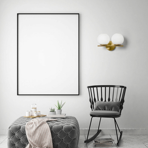 Miloox By Sforzin Vegglampe Jugen, gull