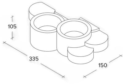 Chio vegglampe Tecnico By Sforzin