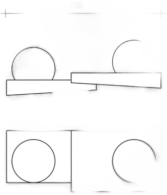 Cicladi vegglampe, Tecnico By Sforzin