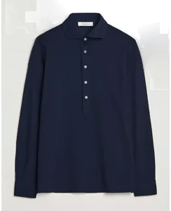 Gran Sasso Popover Shirt Navy