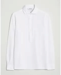 Gran Sasso Popover Shirt White