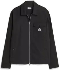 Moncler Zip Overshirt Black