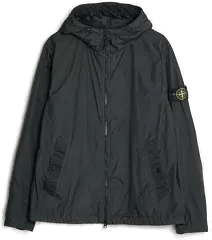 Stone Island Crinkle Reps Padded Jacket Black