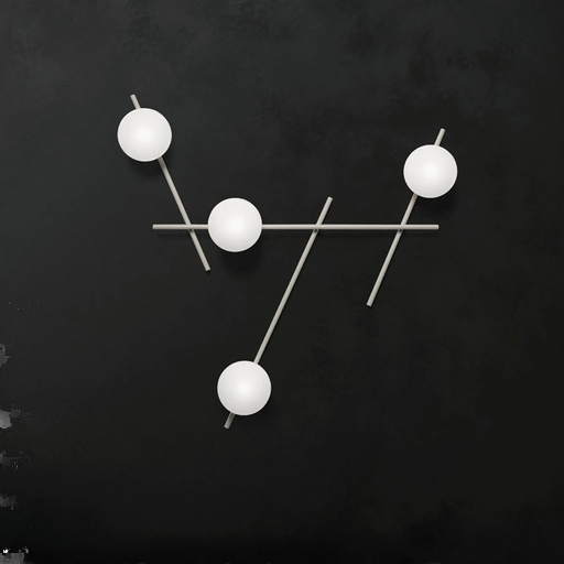 Miloox By Sforzin Mikado vegglampe, 4 lyskilder