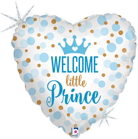 Ballongkungen Folieballong Welcome Little Prince