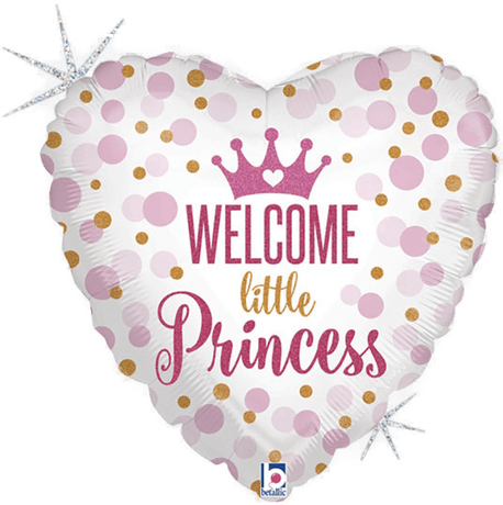 Ballongkungen Folieballong Welcome Little Princess