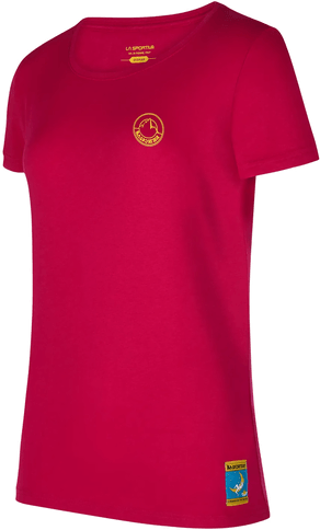 La Sportiva On The Moon T-Shirt Fucsia/Giallo