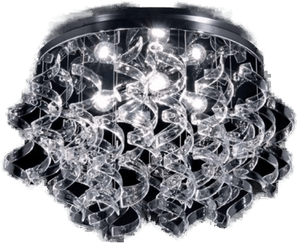 Metallux Taklampe Krystall Ø 70 cm