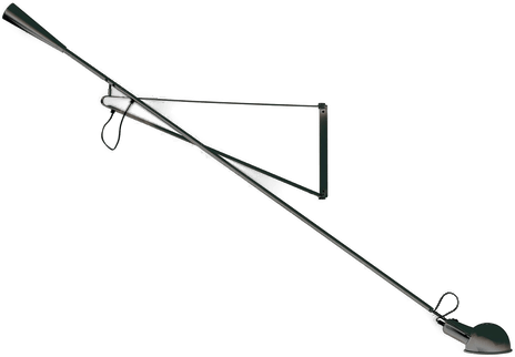 Flos 265 Vegglampe Svart