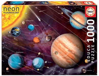 Educa 1000 Solar System Neon