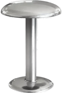 Flos Gustave bordlampe portabel Polert sølv