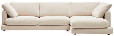 Kave Home Sofa Gala 4-seter høyre Beige