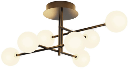 Mantra Iluminación Taklampe, svart, 7 lyskilder