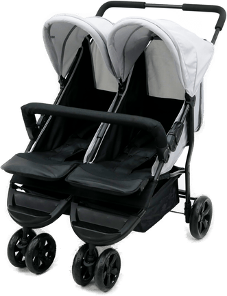 Asalvo Dinamic Dobbel Barnevogn