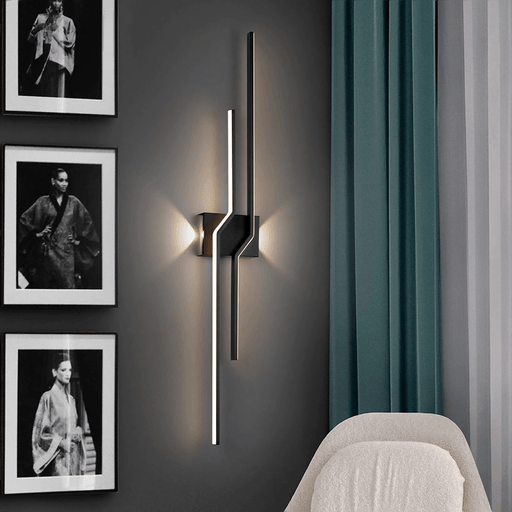 Schuller Valencia LED-vegglampe Zig Zag 100 cm