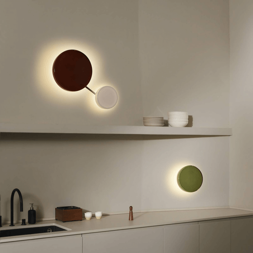 Marset LED-vegglampe Caramel, Ø 22 cm