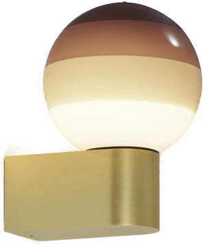 Marset Dipping Light A1, brun/messing