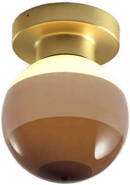 Marset Dipping Light A2, brun/messing