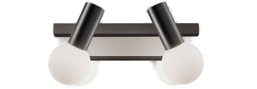 LEDS-C4 Mist vegglampe 2 lys svart