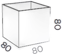 Pujol Iluminación LED-vegglampe Basic