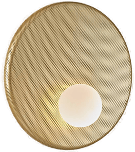 LEDS-C4 Trip vegglampe Ø 30 cm matt gull