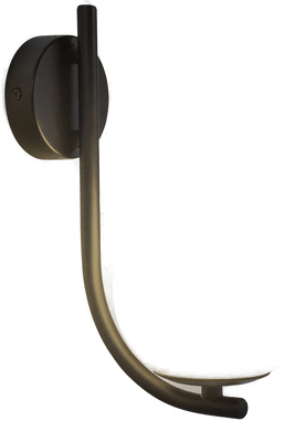 Forlight Sfera Single vegglampe, svart