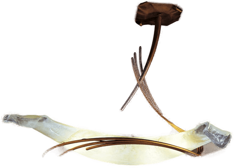 Sillux taklampe ROMA 60 antikkbrun