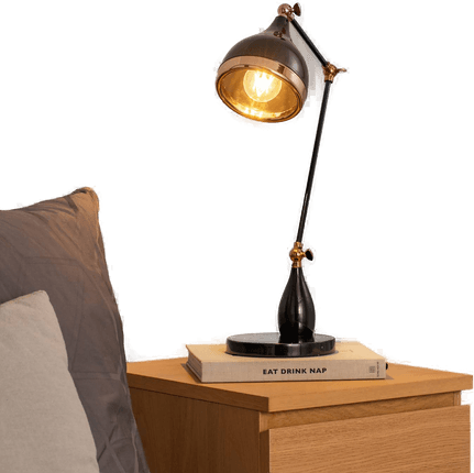 Opviq Bordlampe Yildo 7015, svart/kobber