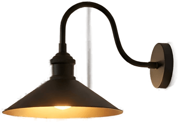 Royaltech Christer vegglampe, svart