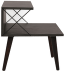 Hanah Home Kaysie Nattbord 50 cm Mørkebrun