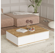 Homitis Sofabord 90 cm Brun/Hvit