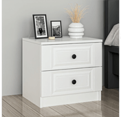 Hanah Home Nattbord 54 cm Hvit