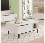 Homitis Sofabord 90 cm - Hvit