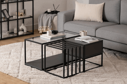 Homitis Sofabord 90 cm - Svart