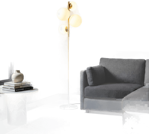 Opviq Gulvlampe Fazli, gull, E14