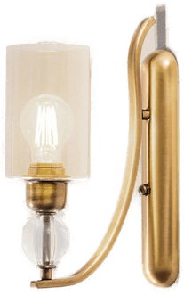 Avonni Jadina vegglampe, gull antikk