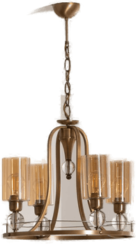 Avonni Lysekrone Jadina, gull antikk, Ø 50 cm