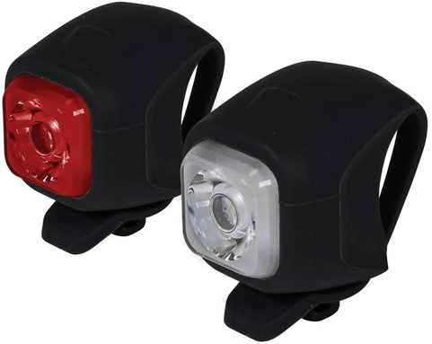 Dresco LED Sykkellyktesett Oppladbar USB