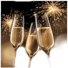 Ambiente Serviett 33x33 cm Celebration Gold