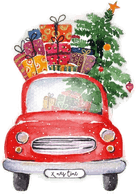 Ambiente Serviett Gifts Truck 33x33 cm 20 stk