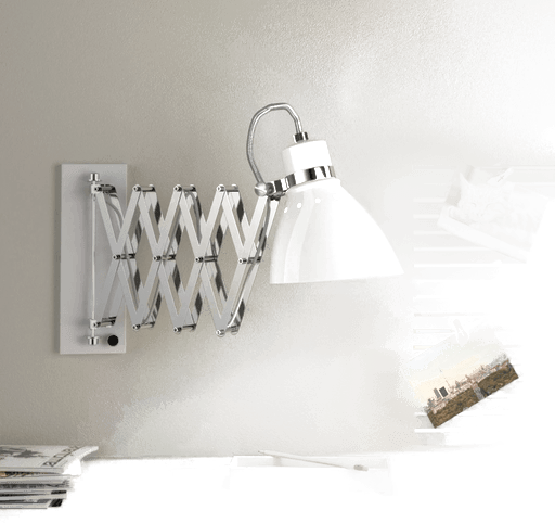 Steinhauer Kordian vegglampe, hvit