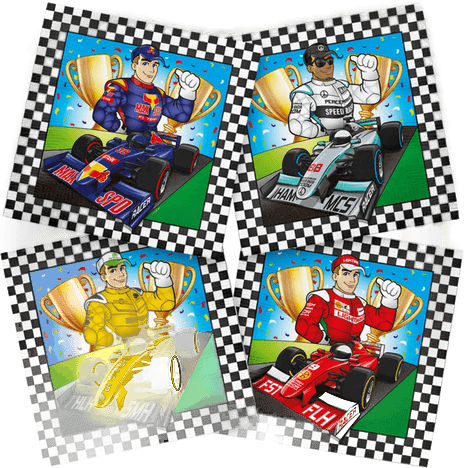 Folat Servietter Formel 1 - 20-pakning