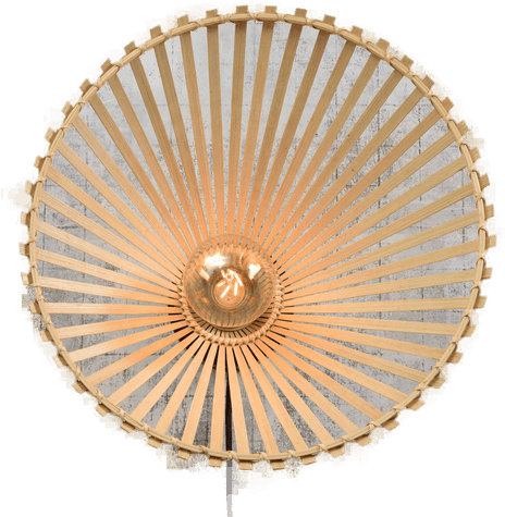 Good & Mojo Bromo væglampe Ø 40 cm